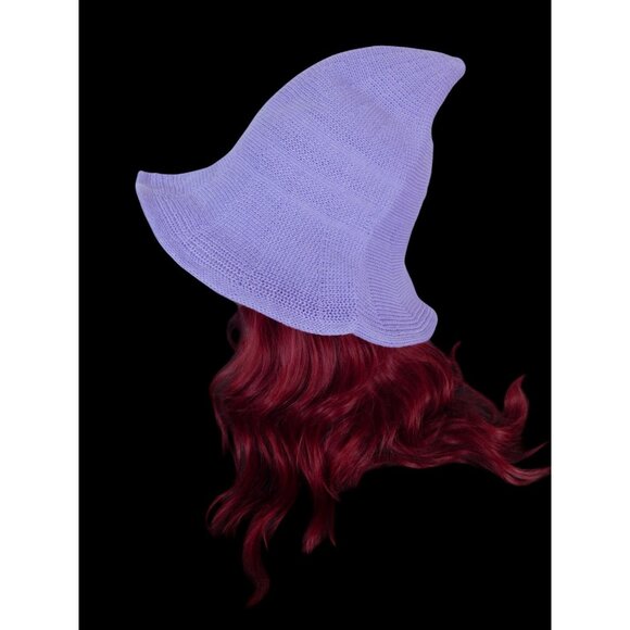 Lavender Woven Wool Blend Witch Hat - Adult Ritual & Everyday Wear - New - Picture 4 of 9